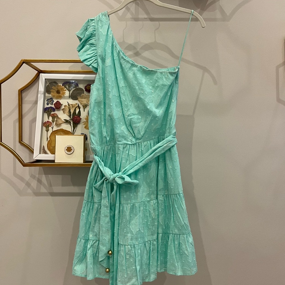 Karina Grimaldi Pauline Jacquard Mini Dress